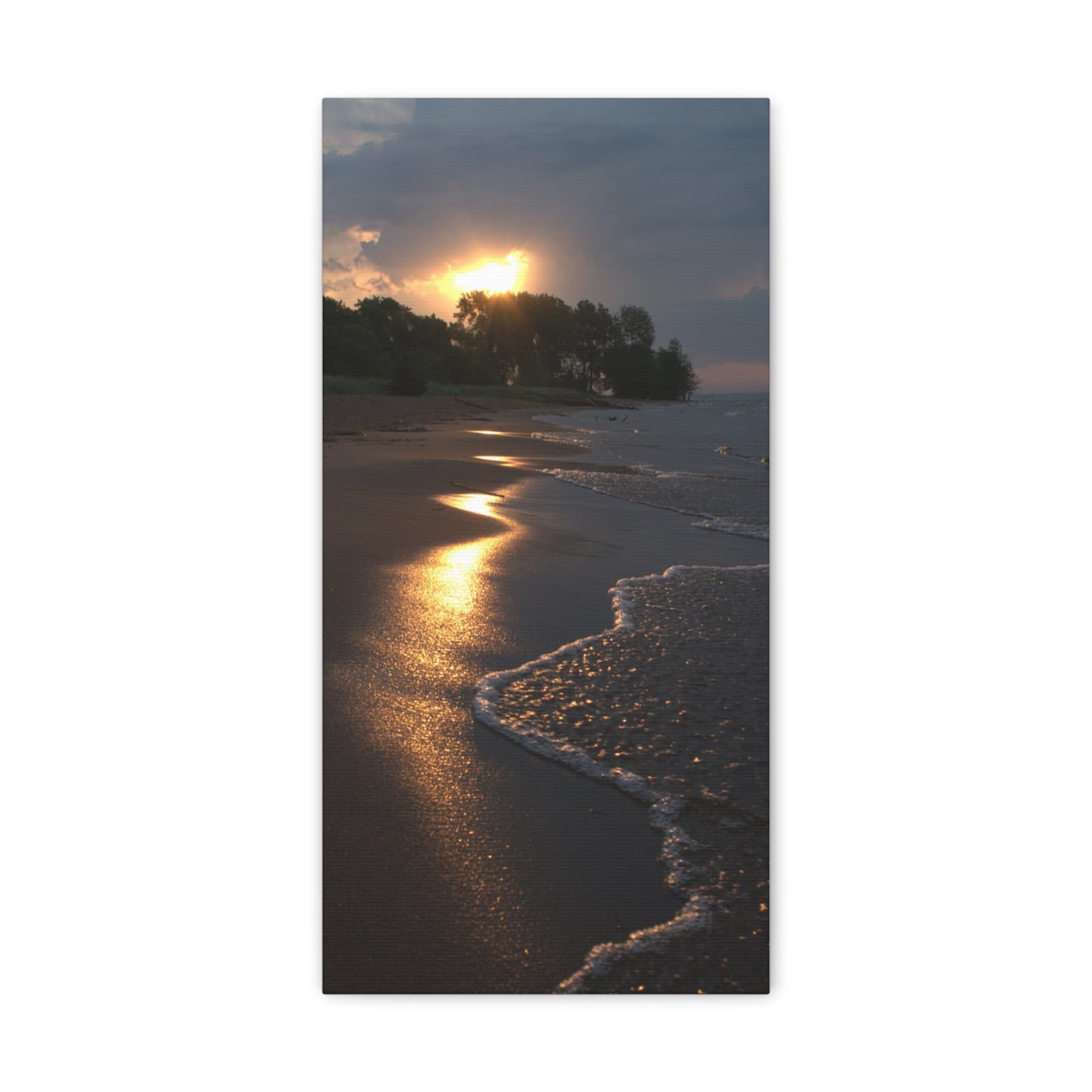 Canvas Gallery Wraps (White Wrap) Sun Kissed Beach