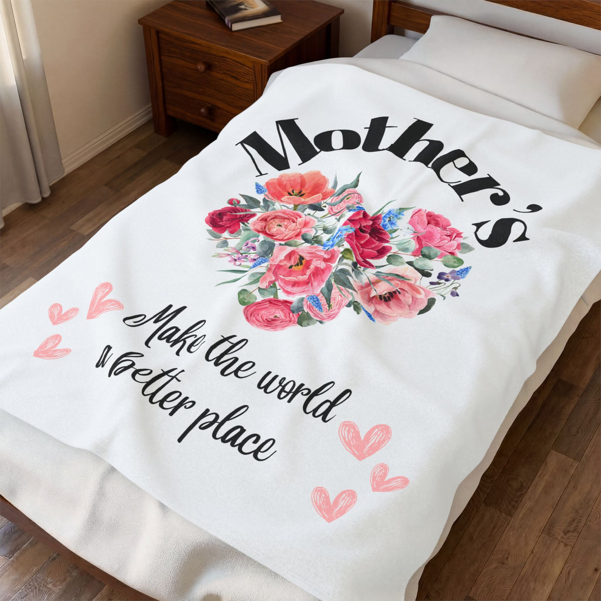 Velveteen Plush Blanket - Unconditional Mothers Love