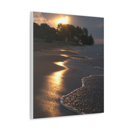 Canvas Gallery Wraps (White Wrap) Sun Kissed Beach