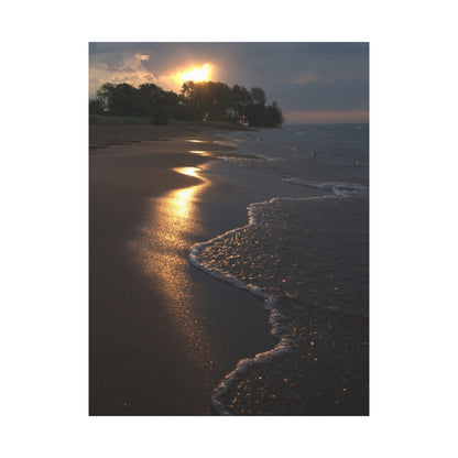 Sun Kissed Beach Matte Canvas, Stretched, 1.25" 48" x 24", 32", 36"