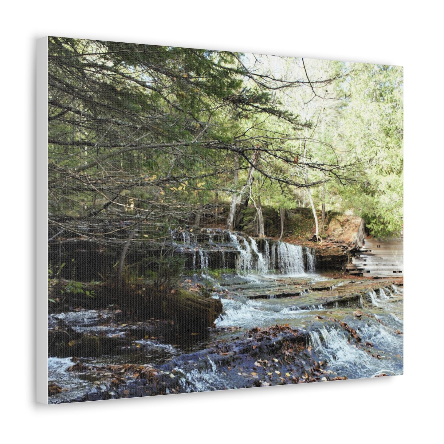 Canvas Gallery Wraps (White Wrap) - Water Fall