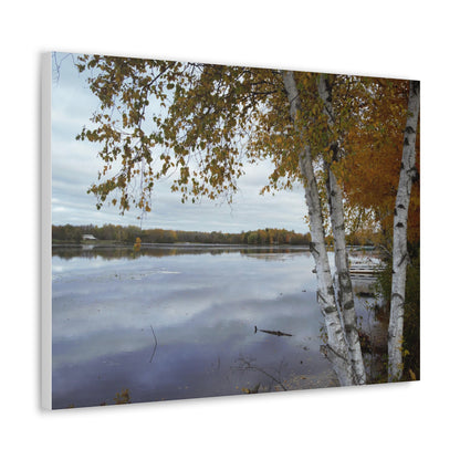 Canvas Gallery Wraps - Morning Autum River View