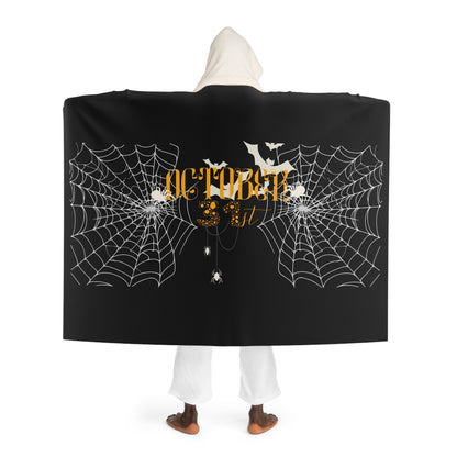 Hooded Sherpa Fleece Blanket - October 31st