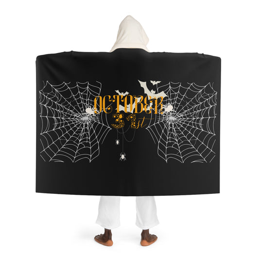 Hooded Sherpa Fleece Blanket - October 31st