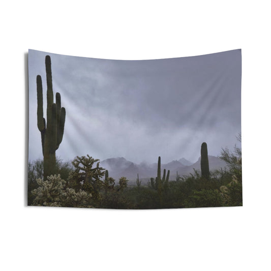 Indoor Wall Tapestries - Storm rolls into the desert