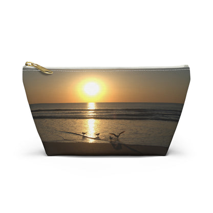 Accessory Pouch w T-bottom  Beach Morning