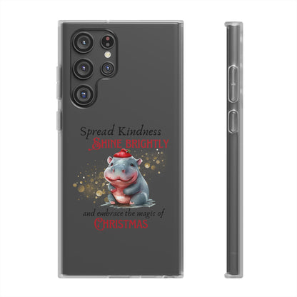 Flexi Cases -Magic of Christmas Hippopotamus - iPhone and Samsung phones