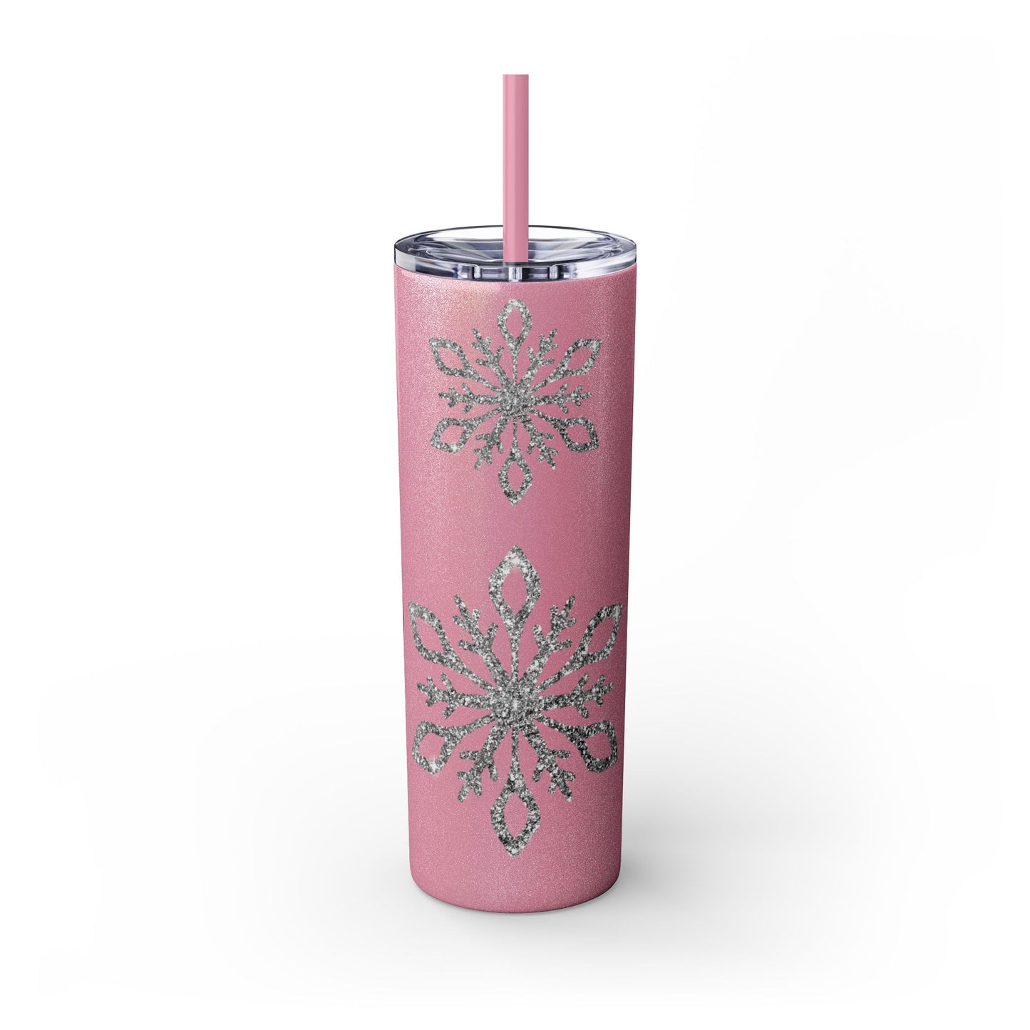 Skinny Tumbler with Straw, 20oz Mery Christmas