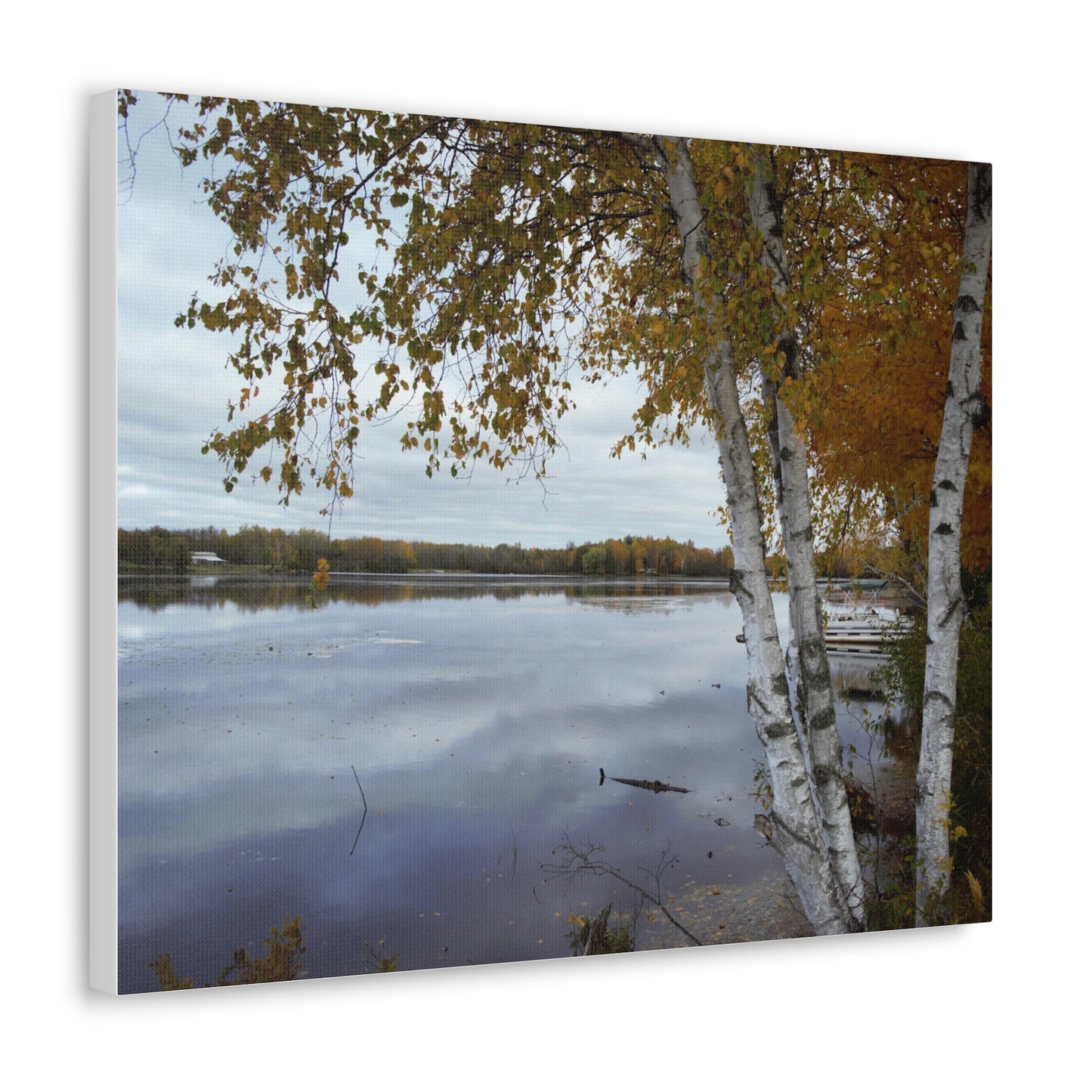 Canvas Gallery Wraps - Morning Autum River View