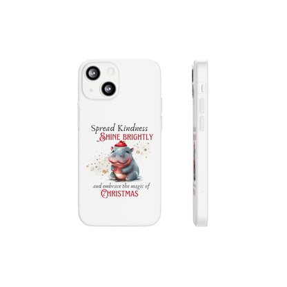 Flexi Cases -Magic of Christmas Hippopotamus - iPhone and Samsung phones