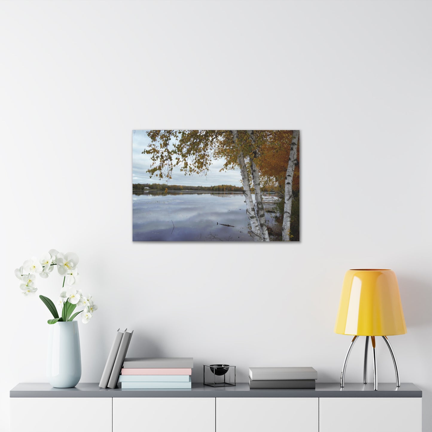 Canvas Gallery Wraps - Morning Autum River View