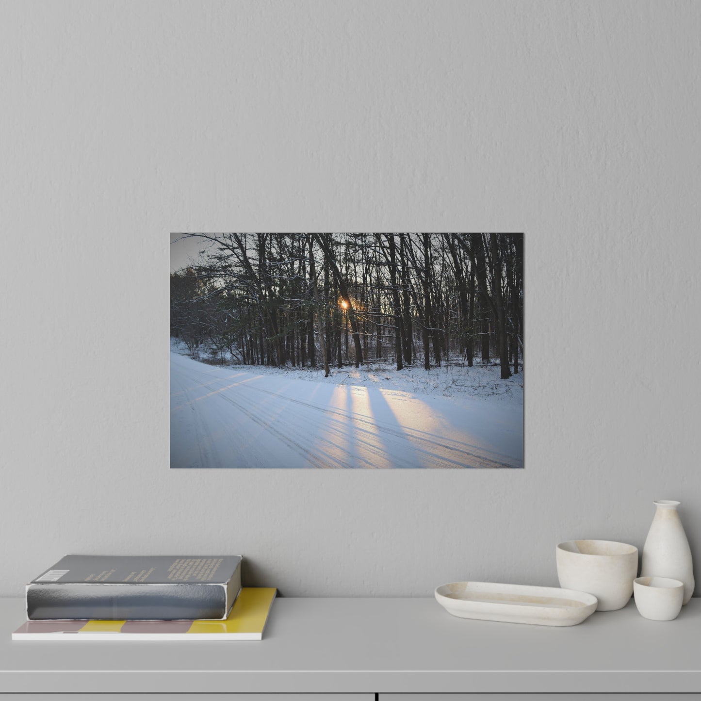 Wall Decals Sizes 18" x 12", 24" x 18", 26" x 24" Winter Sun Beams