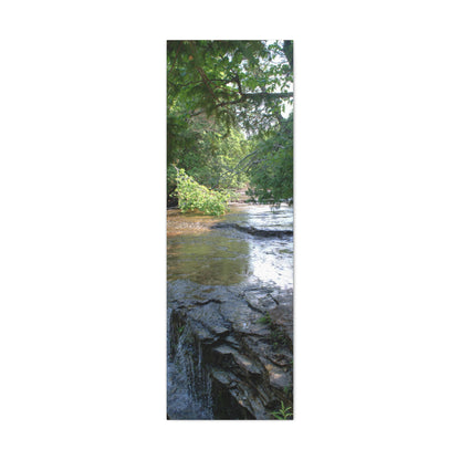 Agate waterfall right Matte Canvas, Stretched, 1.25" 48" x 16", 48" x 24", 48" x 32", 48" x 36" Vertical