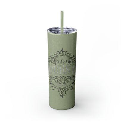 Skinny Tumbler with Straw, 20oz - Boomers Rule