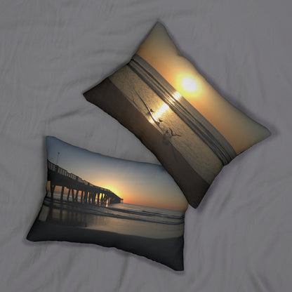 Spun Polyester Lumbar Pillow - Good morning sunshine!