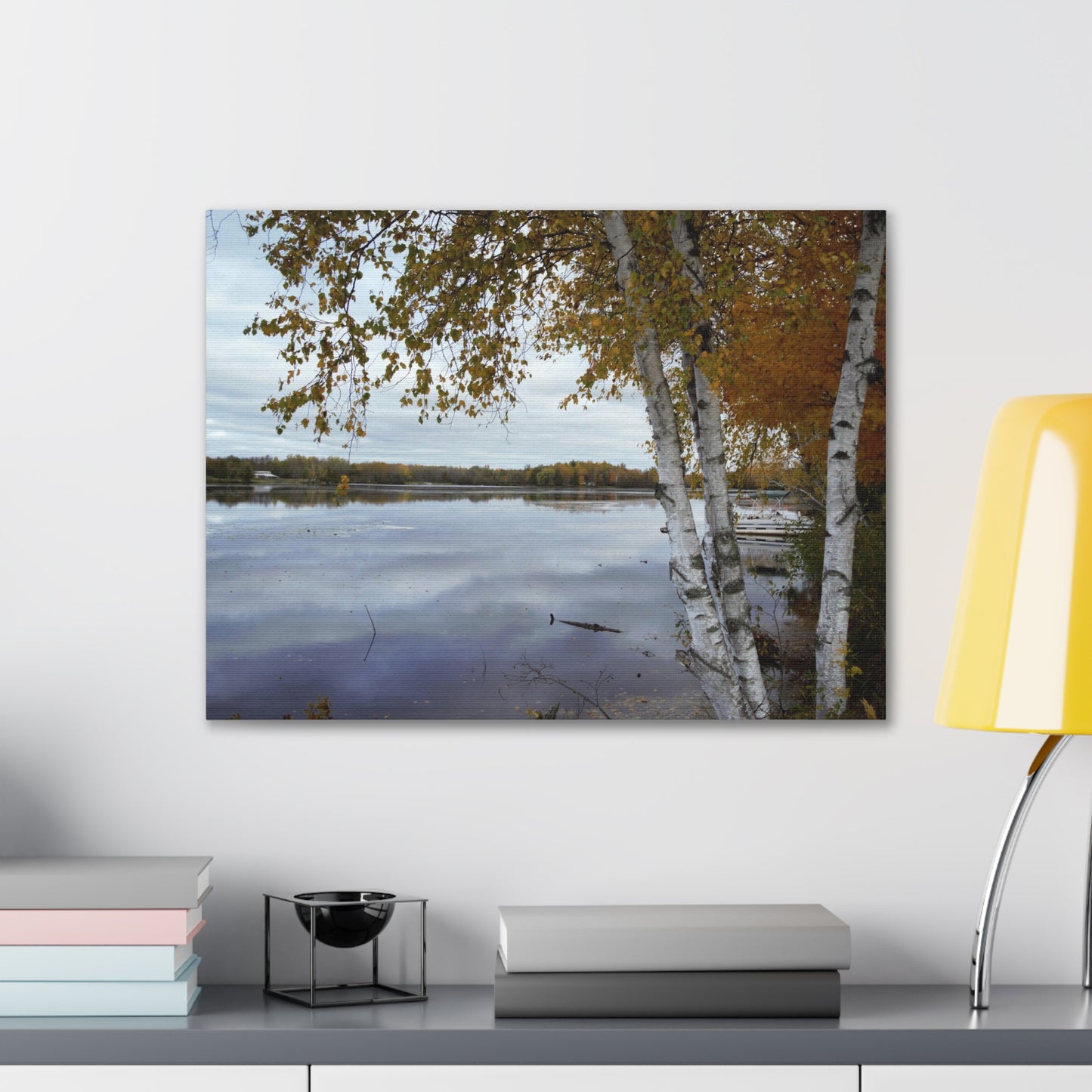 Canvas Gallery Wraps - Morning Autum River View