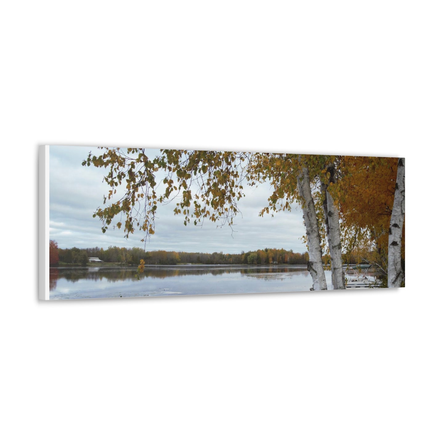 Canvas Gallery Wraps - Morning Autum River View