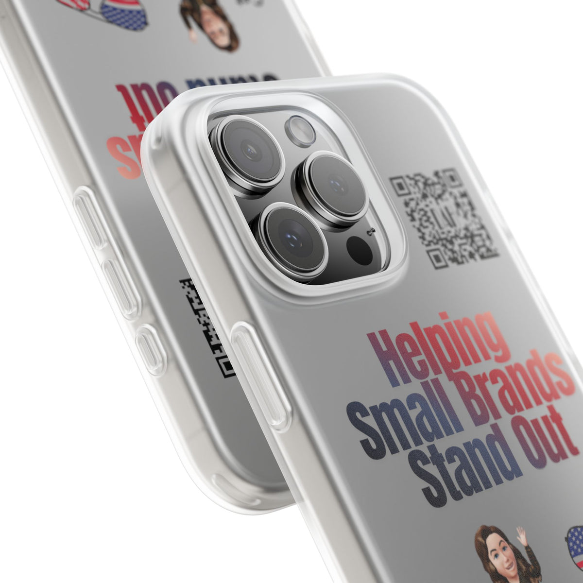 CYB Branded Flexi Cases - iPhone 16 Pro Max - Personalize with your Logo and QR Code