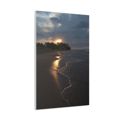 Canvas Gallery Wraps (White Wrap) Sun Kissed Beach