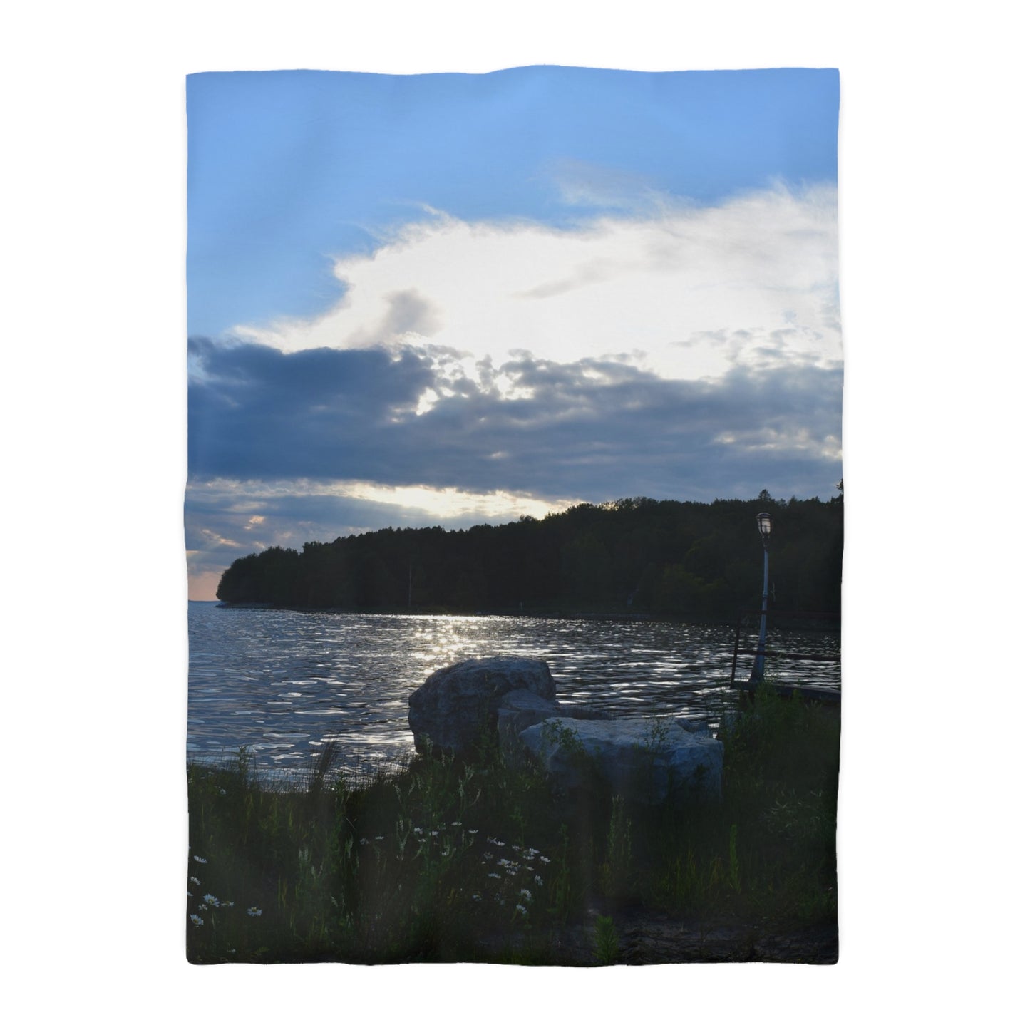 Microfiber Duvet Cover - Garden-dock-side