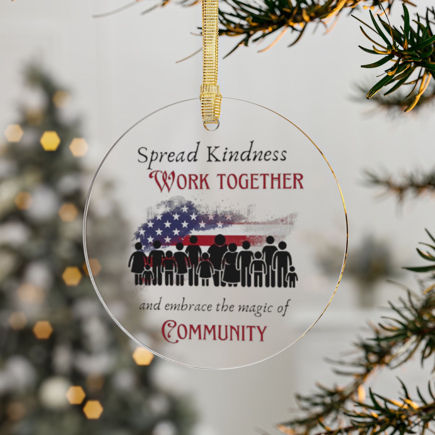 Acrylic Ornaments - Magic of Community