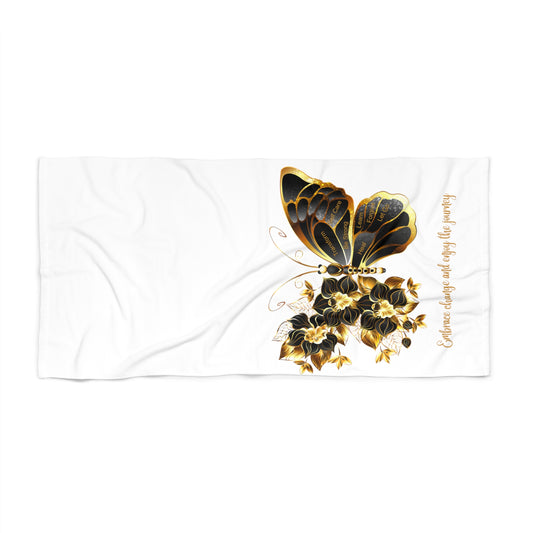 Beach Towel - Golden Butterfly