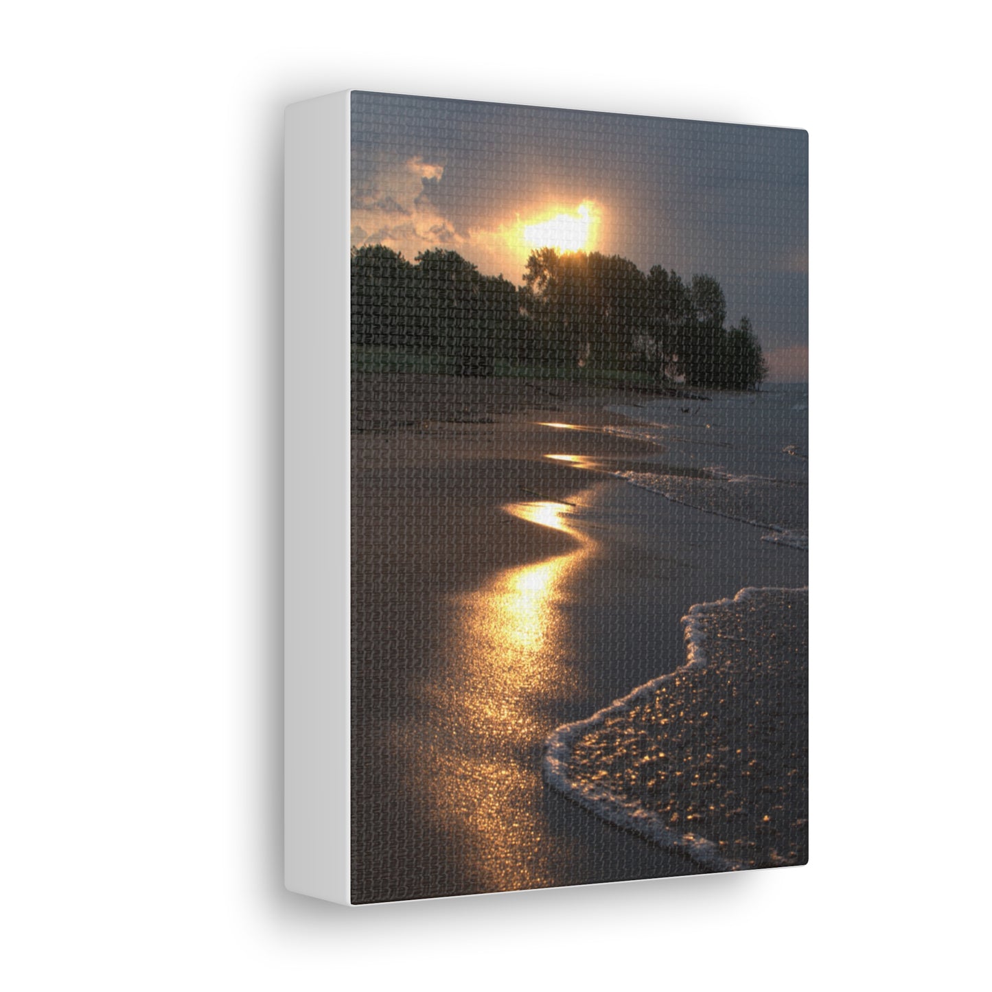 Canvas Gallery Wraps (White Wrap) Sun Kissed Beach