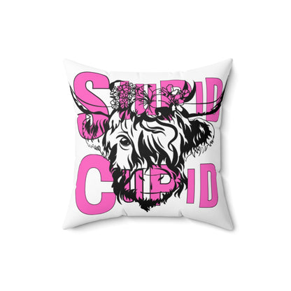 Highland Cow SC Spun Polyester Square Pillow MASTER