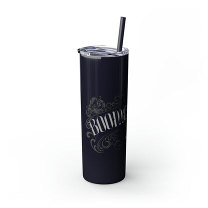 Skinny Tumbler with Straw, 20oz - Boomers Rule