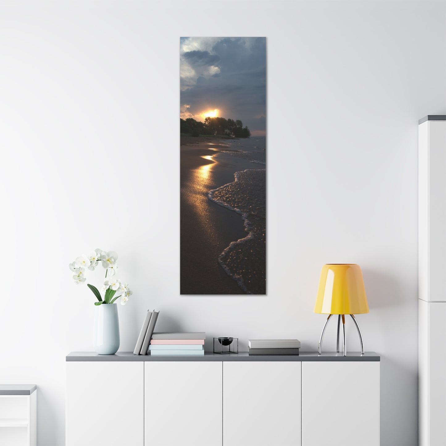 Canvas Gallery Wraps (White Wrap) Sun Kissed Beach