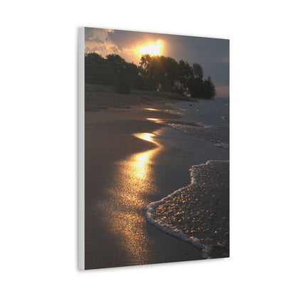 Canvas Gallery Wraps (White Wrap) Sun Kissed Beach