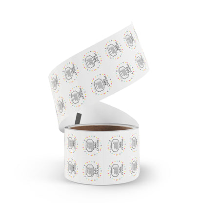 Square Sticker Label Rolls - CYB Sample Sticker Roll - 1 x 1, 2 x 2 - 50,100,250