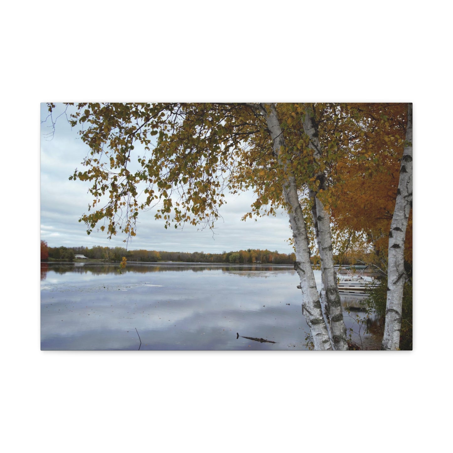 Canvas Gallery Wraps - Morning Autum River View