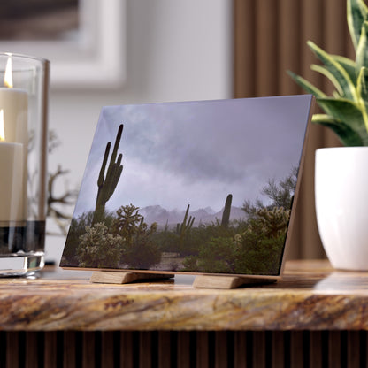 Ceramic Photo Tile - Foggy Desert