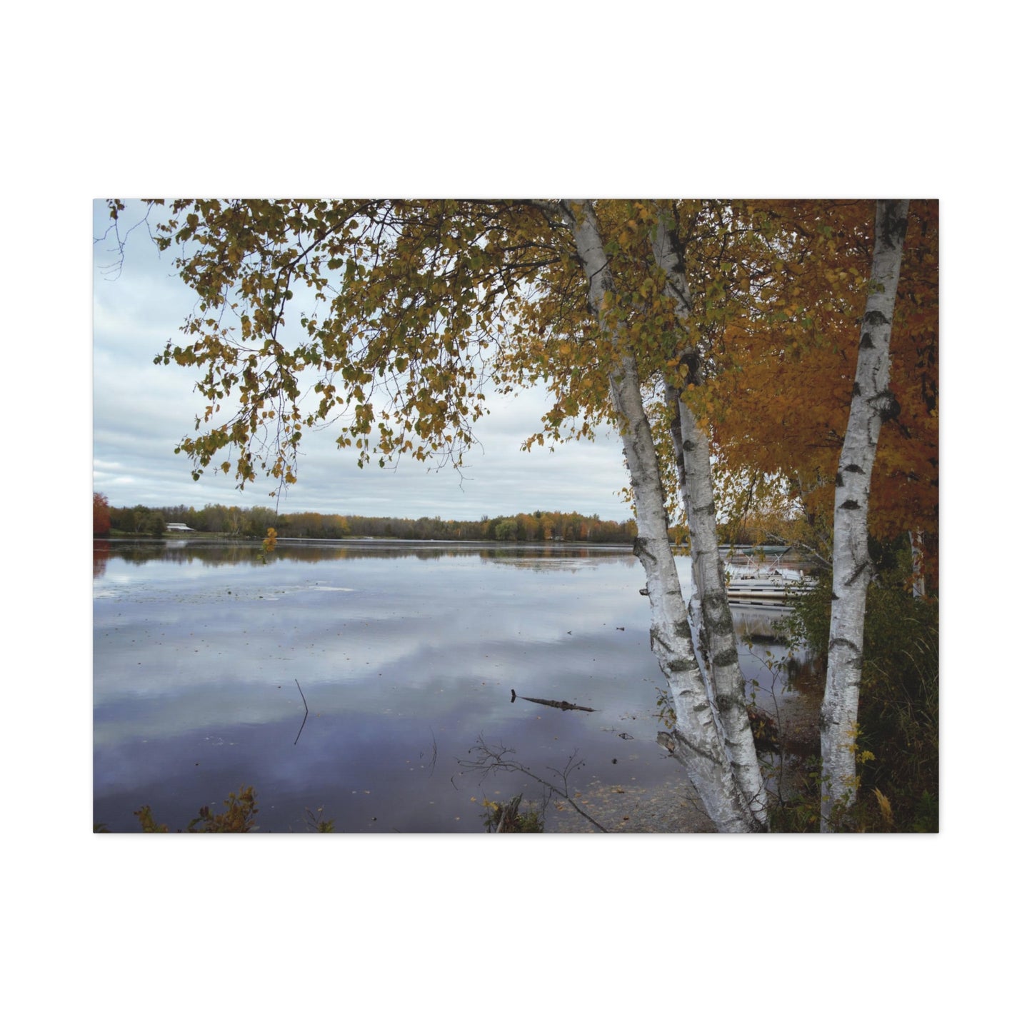 Canvas Gallery Wraps - Morning Autum River View