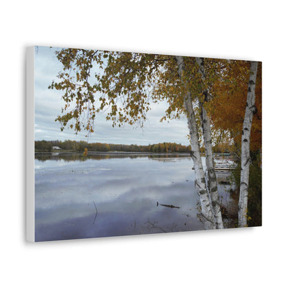 Canvas Gallery Wraps - Morning Autum River View