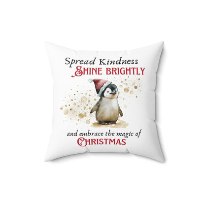 Spun Polyester Square Pillow - Spread Kindness