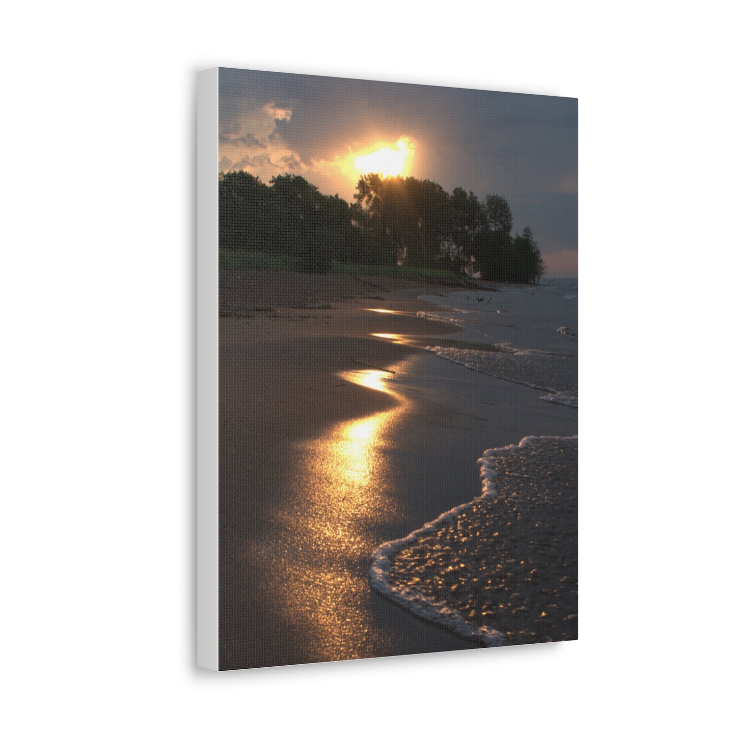 Canvas Gallery Wraps (White Wrap) Sun Kissed Beach