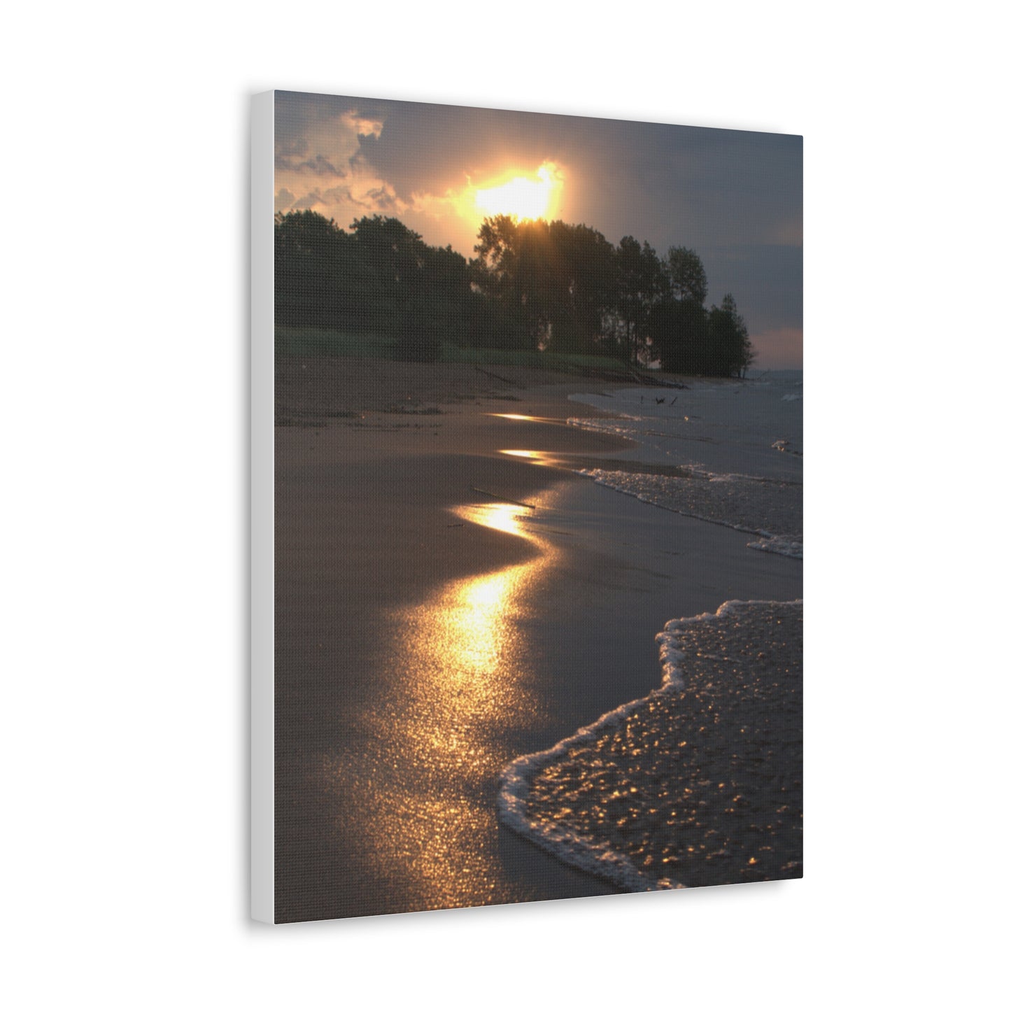 Canvas Gallery Wraps (White Wrap) Sun Kissed Beach