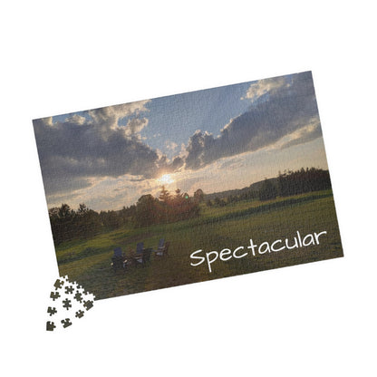 Puzzle (110, 252, 500, 1014-piece) Spectacular Sun Set
