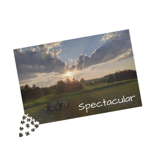 Puzzle (110, 252, 500, 1014-piece) Spectacular Sun Set