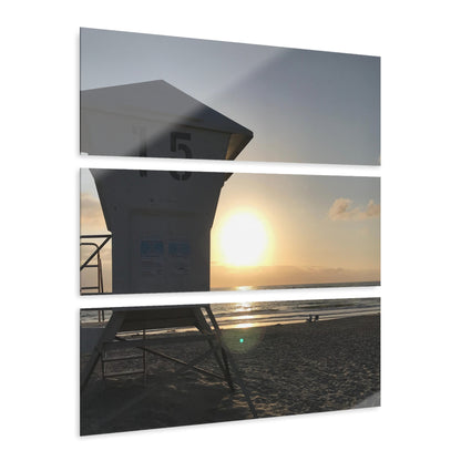 Acrylic Prints (Triptych) Favorite Beach