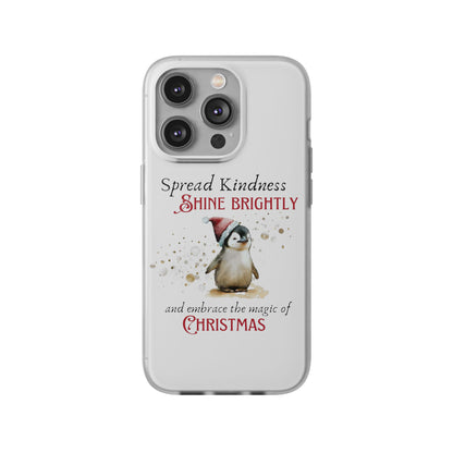 Flexi Cases - Magic of Christmas Penguin - iPhone and Samsung phones