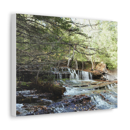 Canvas Gallery Wraps (White Wrap) - Water Fall