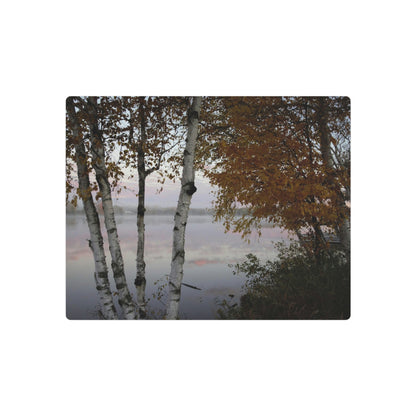 Metal Art Sign - River View White Birch